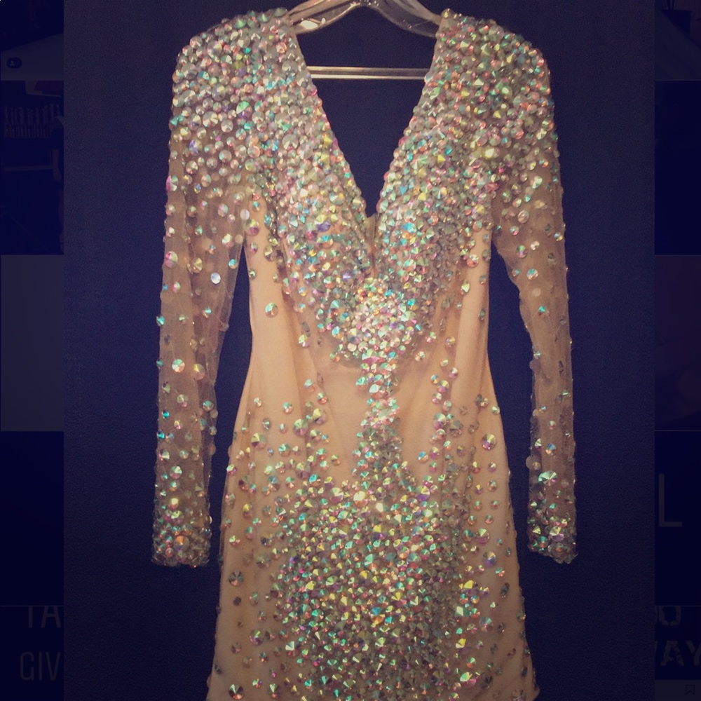 Bedazzled dress. Size 8 but fits like a 4/6.